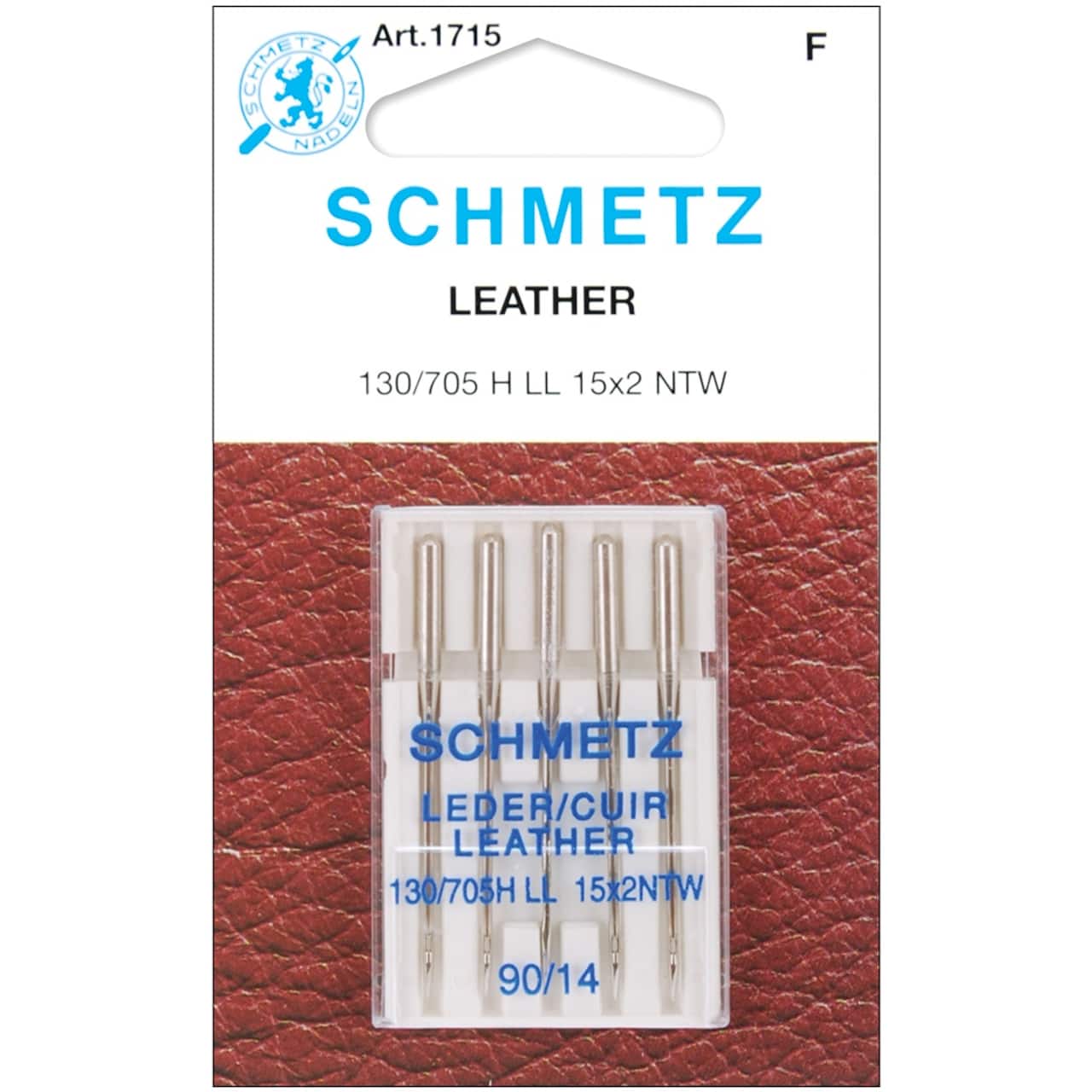 Euro-Notions SCHMETZ Leather Machine Needles, 5ct.